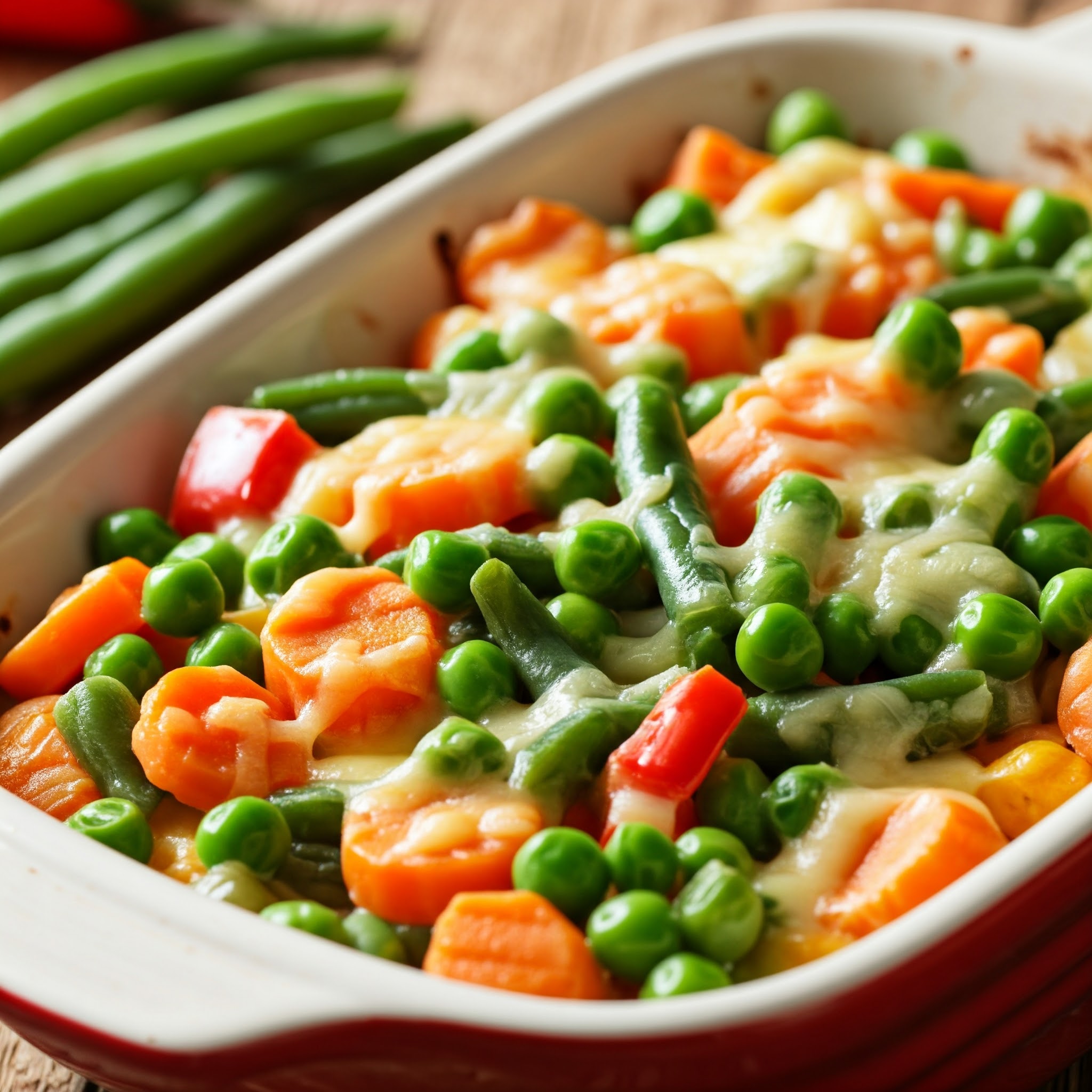 Cheesy Mixed Vegetables