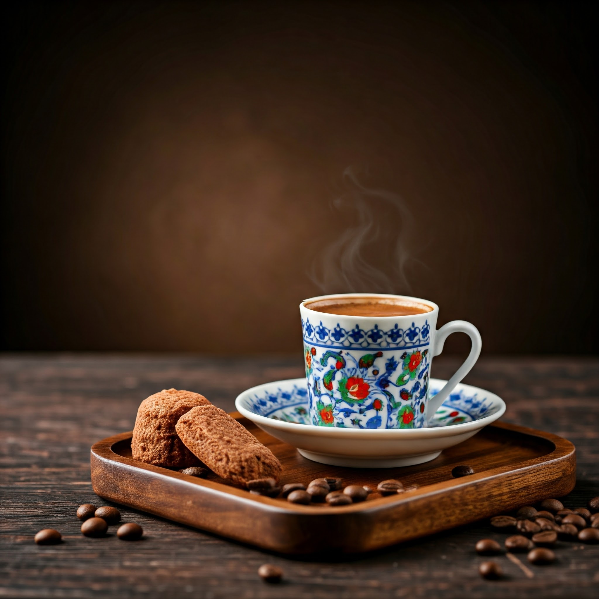 Rich and aromatic Turkish coffee served in a traditional cup | Planmeal